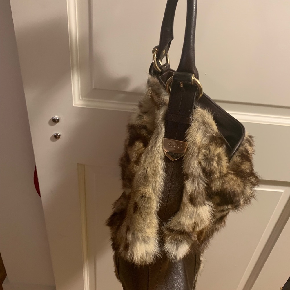 Authentic Gucci fur hobo bag - Picture 8 of 9
